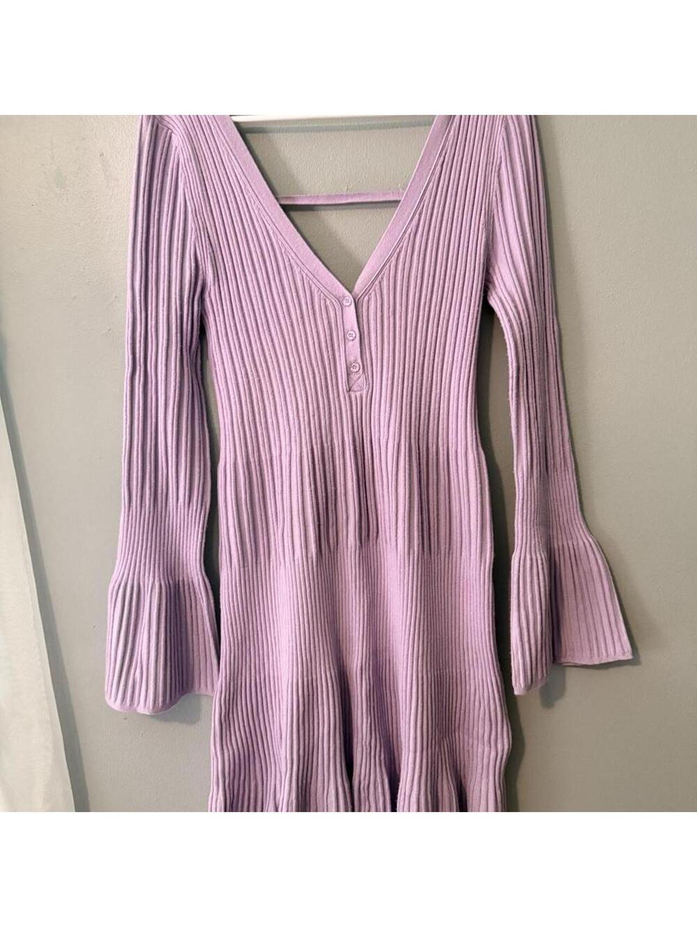 Daily practice by anthropologie purple dress - Picture 2 of 5